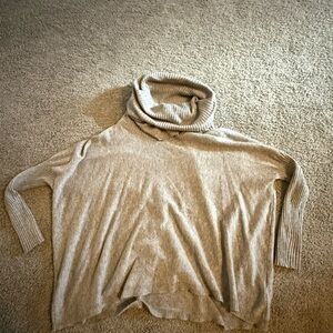 Cozy Gray Turtleneck Sweater